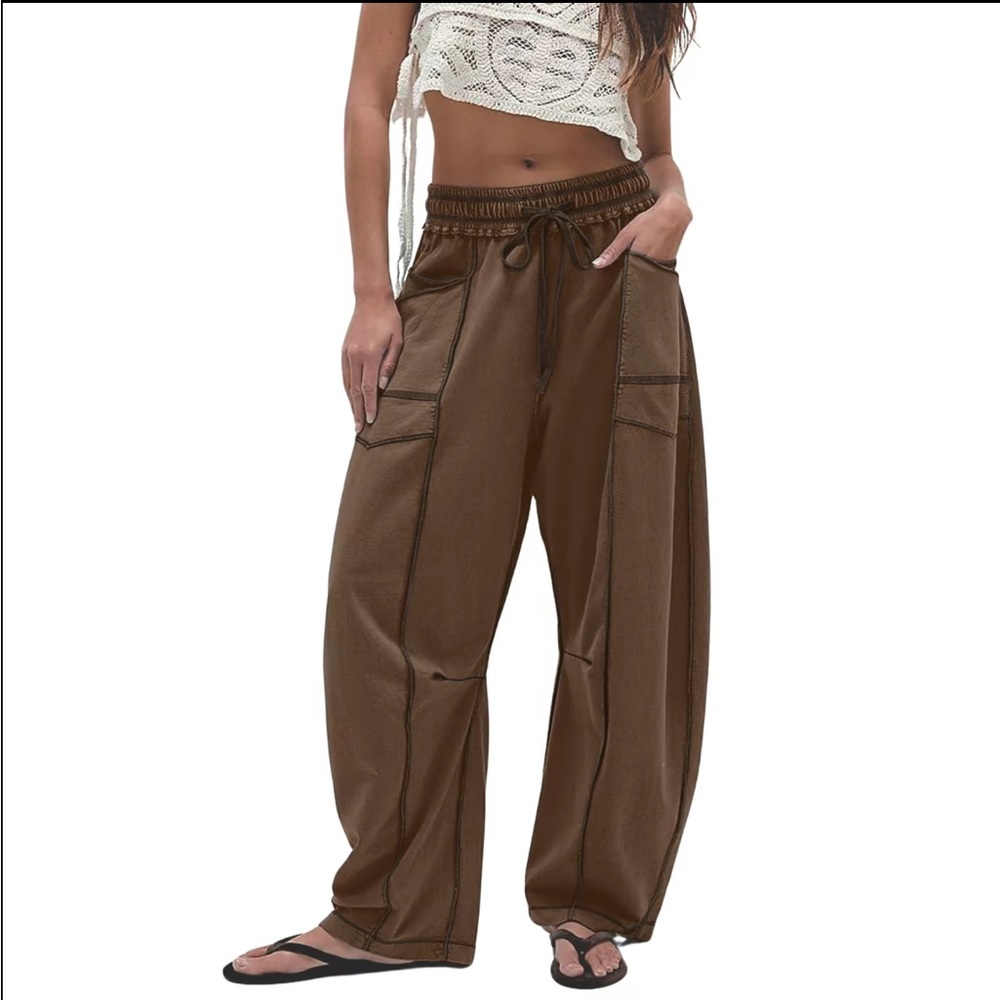 High Waisted Barrel Sweatpants